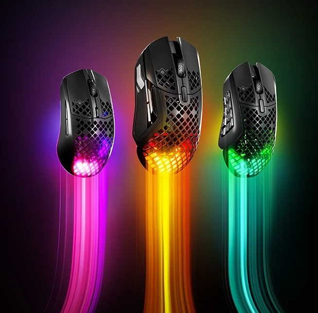 3 steelseries muizen