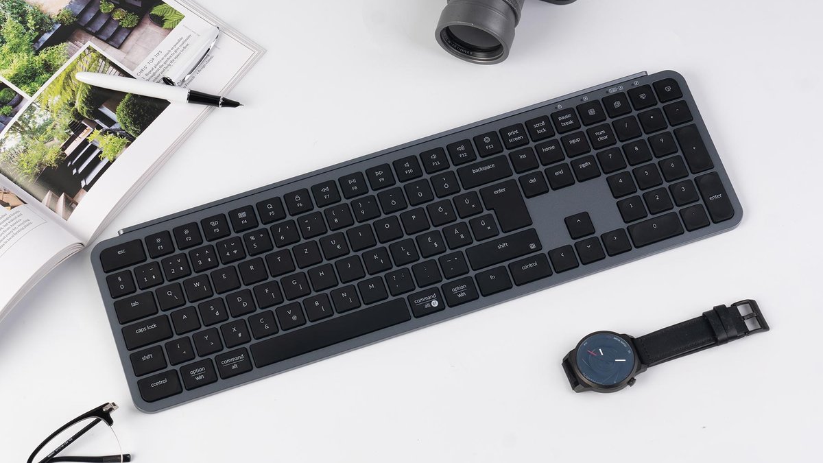 Keychron B6 Pro - ultraplat Scissor toetsenbord AZERTY Belgisch