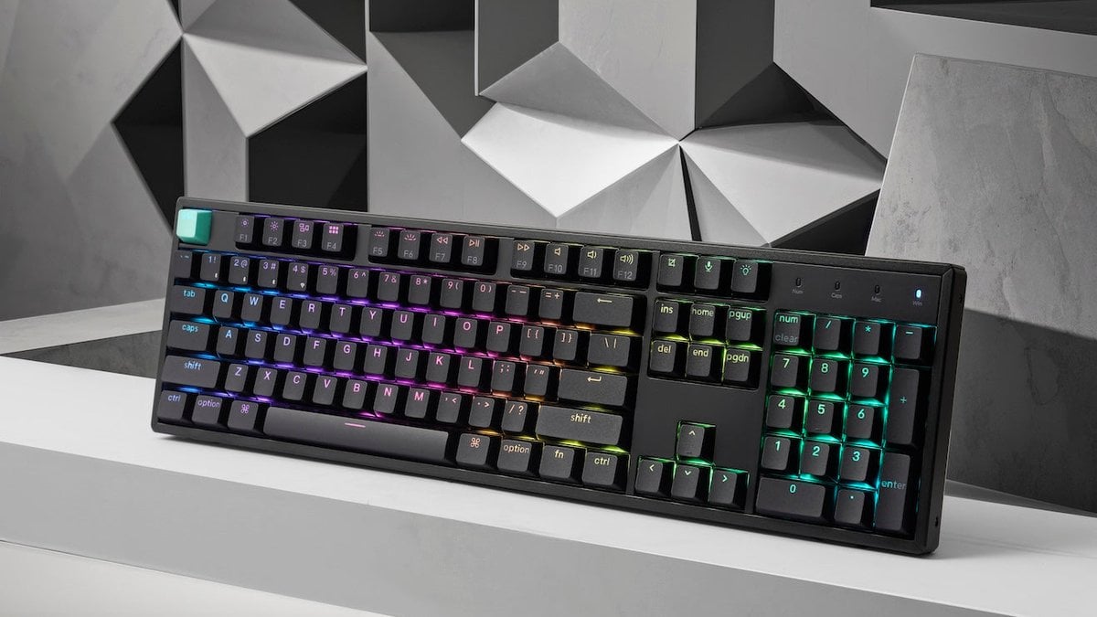 Keychron K10 HE - magnetische Nebula switches AZERTY Belgisch