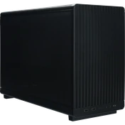 ALTERNATE Home Basic pc met compact zwart behuizing en geribbeld frontpaneel
