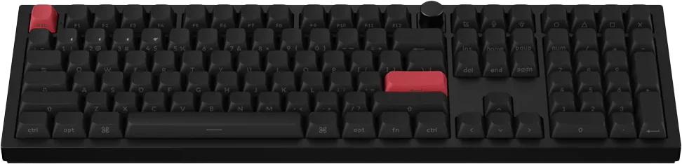 Keychron mechanisch toetsenbord met uitgeschakelde RGB-verlichting