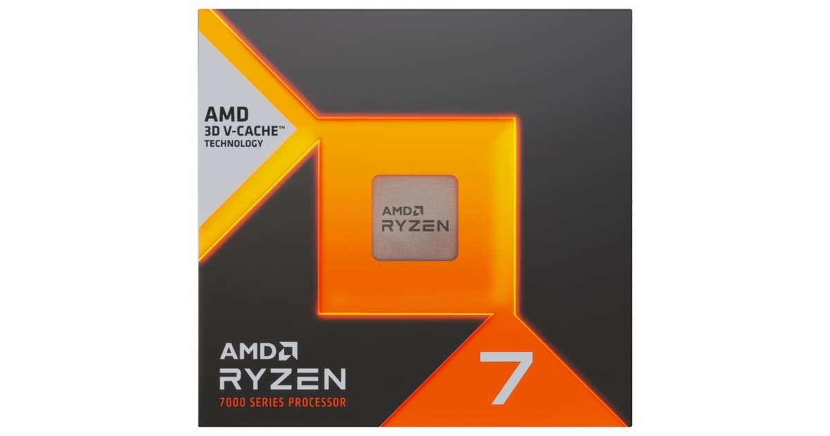 AMD Ryzen 7 7800X3D, 4,2 GHz (5,0 GHz Turbo Boost) socket AM5 processor  Unlocked, Boxed