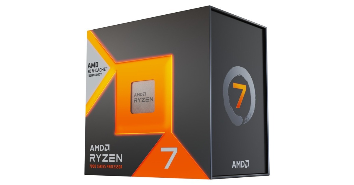 AMD Ryzen 7 7800X3D, 4,2 GHz (5,0 GHz Turbo Boost) socket AM5 processor  Unlocked, Boxed