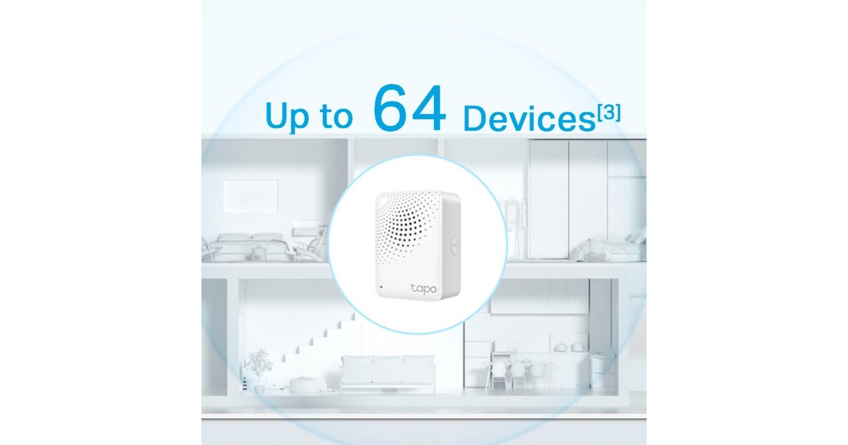 TP-Link Tapo H200 WiFi Smart IoT hub Tapo s vyzváněním (2,4GHz,1x,LAN,  1xmicroSD)