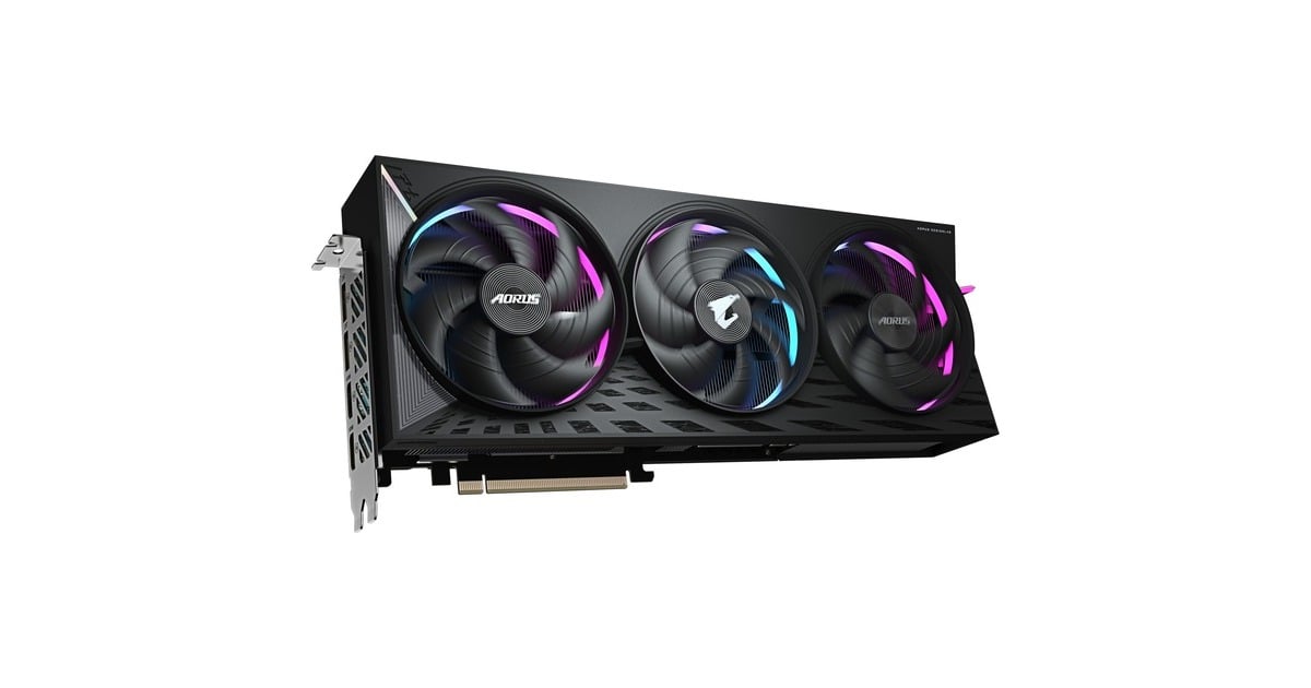 Gigabyte aorus radeon rx 9070 xt elite 16g grafische kaart zwart 2x