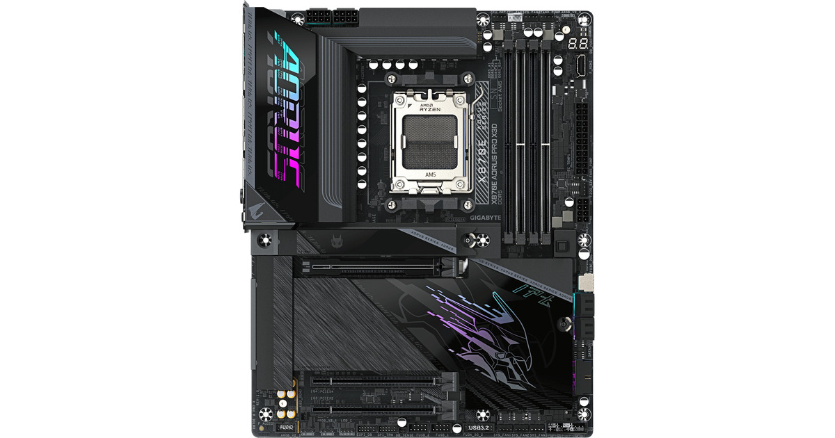 Gigabyte X870E AORUS PRO X3D ICE moederbord