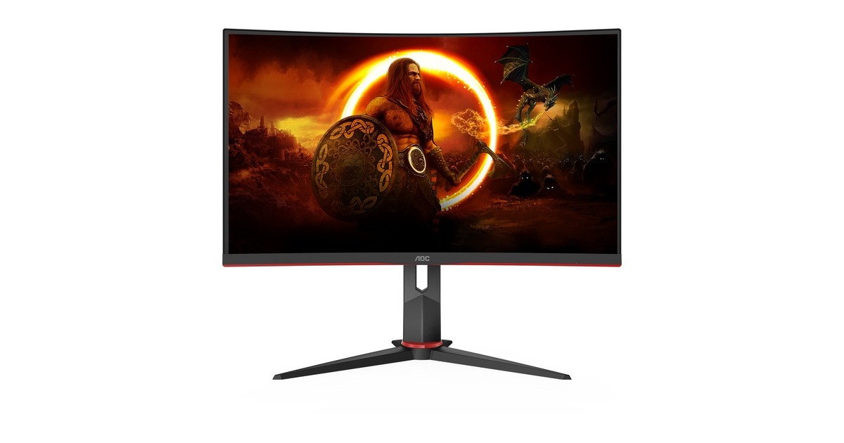 Aoc Cq27g2s Bk 27 Curved Gaming Monitor Zwart 2x Hdmi 1x Displayport