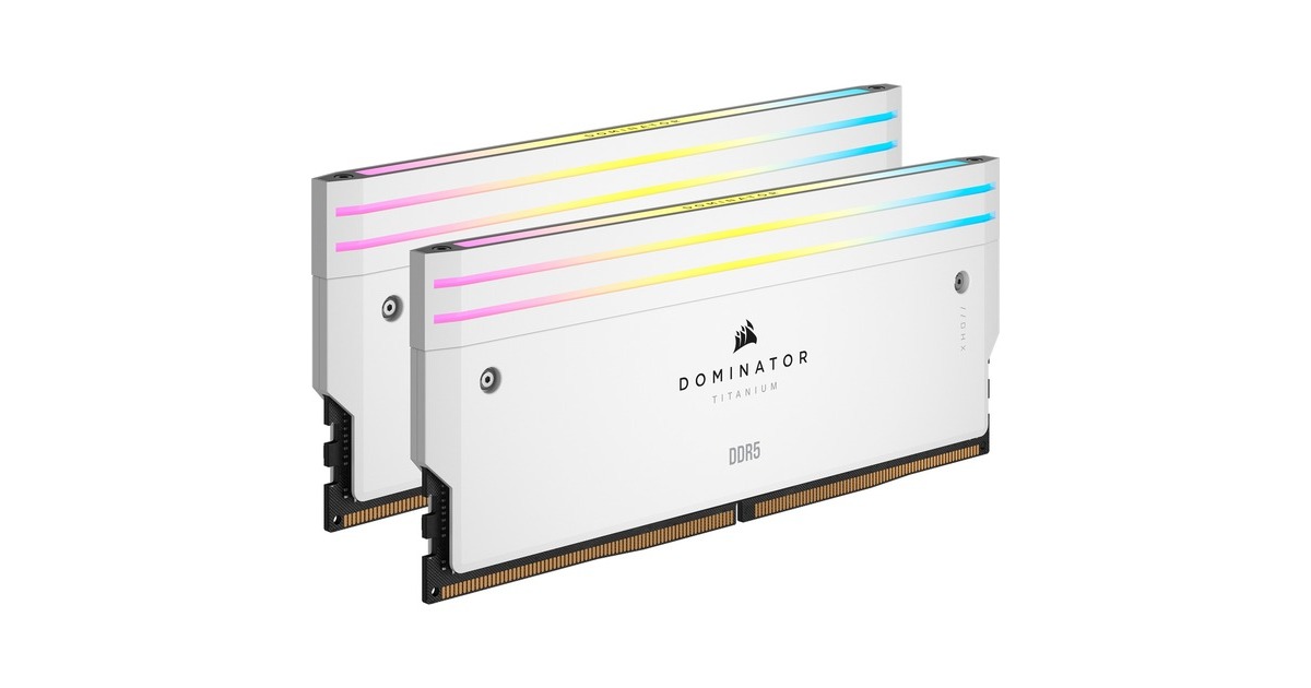 Corsair Gb Ddr Kit Werkgeheugen Wit Cmp Gx M B C W Dominator Titanium Rgb Xmp