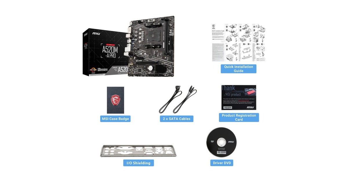SI B550-A PRO (AD A4, DDR4, .2, USB 3.2 Gen 2, HDI, ATX Carte ère