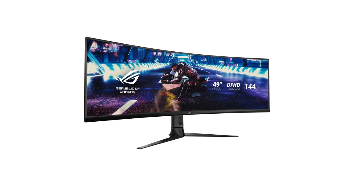 ASUS ROG Strix XG49VQ 49" Curved UltraWide gaming monitor Zwart, 2x ...