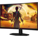 AOC C27G42E 27" Curved gaming monitor Zwart/rood, 180 Hz, HDMI, DisplayPort, Audio