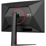 AOC C27G4Z2 27" curved gaming monitor Zwart/rood, HDMI, DisplayPort, 260 Hz OC