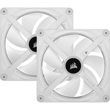 Corsair iCUE LINK QX140 RGB 140mm PWM Fans Starter Kit - Wit case fan Wit, 4-pins PWM fan-connector, Incl. controller