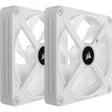 Corsair iCUE LINK QX140 RGB Starterskit case fans Wit, 2 stuks, 140 x 140 x 25 mm, PWM, Incl. controller