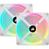 Corsair iCUE LINK QX140 RGB Starterskit case fans Wit, 2 stuks, 140 x 140 x 25 mm, PWM, Incl. controller