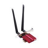 Cudy AX5400 Wi-Fi 6E Bluetooth 5.3 PCI-E wlan adapter Rood