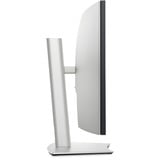 Dell UltraSharp U4025QW 39.7" 4K Ultra HD Curved UltraWide monitor Zilver, 1x DisplayPort, 1x HDMI, 3x USB-C, 5x USB-A, 2x Thunderbolt, 1x RJ-45, 120 Hz