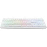 Ducky Zero 6108, gaming toetsenbord Wit, BE Lay-out, Cherry MX2A Blue, RGB leds, ABS, Hot-swappable