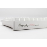 Ducky Zero 6108, gaming toetsenbord Wit, BE Lay-out, Cherry MX2A Blue, RGB leds, ABS, Hot-swappable