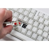 Ducky Zero 6108, gaming toetsenbord Wit, BE Lay-out, Cherry MX2A Blue, RGB leds, ABS, Hot-swappable