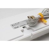 Ducky Zero 6108, gaming toetsenbord Wit, BE Lay-out, Cherry MX2A Blue, RGB leds, ABS, Hot-swappable