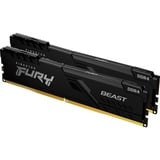 Kingston FURY 32 GB DDR4-3200 (2x 16 GB) Kit werkgeheugen Zwart, KF432C16BBK2/32, Beast
