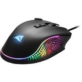 Sharkoon SHARK Force III gaming muis Zwart, 400 - 12.800 dpi, RGB leds
