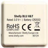 Shelly BLU H&T temperatuur- en vochtmeter Crème, Bluetooth