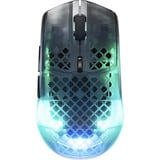 SteelSeries Aerox 3 Wireless Gen 2 Shadow gaming muis Zwart/transparant, 26.000 DPI | RGB | 2,4 GHz