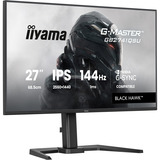 iiyama G-Master Black Hawk GB2741QSU-B1 27" gaming monitor Zwart, 144 Hz, HDMI, DisplayPort, USB, Audio