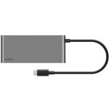 Belkin 8-poorts USB-C-hub met 2,5 Gb Ethernet-poort usb-hub Grijs