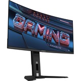 GIGABYTE MO34WQC OLED 34" Curved UltraWide gaming monitor Zwart, 2x HDMI, DisplayPort, USB-C, 175 Hz