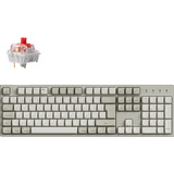 Keychron C2 Pro 8K-H1, toetsenbord Beige, BE Lay-out, Keychron Super Red, RGB leds, Hot-swappable