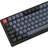 Keychron V6 Max-D3Z QMK RGB mechanisch toetsenbord Zwart, BE lay-out (AZERTY), Gateron Jupiter Brown, 100%, Hot-swappable, Bluetooth, 2.4GHz