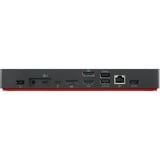 Lenovo ThinkPad Universal Thunderbolt 4 Dock dockingstation Zwart/rood, 40B00135EU