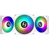 Lian Li ST120 Triple-pack case fan Wit, RGB leds, 4-pins PWM fan-connector