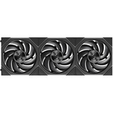 Lian Li UNI FAN TL FLEX 120 Wireless RGB case fans Zwart, 3 stuks, 120 x 124 x 28 mm, PWM, Incl. controller	