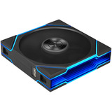 Lian Li UNI FAN TL FLEX 120 Wireless RGB case fans Zwart, 3 stuks, 120 x 124 x 28 mm, PWM, Incl. controller	