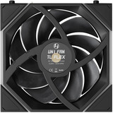 Lian Li UNI FAN TL FLEX 120 Wireless RGB case fans Zwart, 3 stuks, 120 x 124 x 28 mm, PWM, Incl. controller	