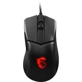 MSI Clutch GM31 Lightweight gaming muis Zwart, 12.000 dpi, RGB leds