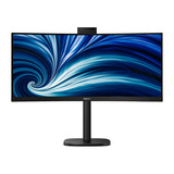 Philips 34B2U3600CH 34" Curved UltraWide monitor Zwart, 2x HDMI, DisplayPort, 3x USB-A, USB-B, USB-C, RJ-45