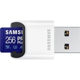 SAMSUNG PRO Plus 256 GB microSDXC (2023)  geheugenkaart UHS-I U3, Class 10, V30, A2