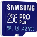 Samsung PRO Plus 256 GB microSDXC (2023)  geheugenkaart UHS-I U3, Class 10, V30, A2