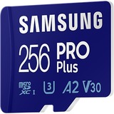 Samsung PRO Plus 256 GB microSDXC (2023)  geheugenkaart UHS-I U3, Class 10, V30, A2