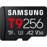 Samsung T9 microSD 256 GB geheugenkaart Zwart, UHS-I U3, Class 10, V30, incl. card reader