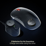 SteelSeries Sensei Pro Mini gaming muis Zwart, 100 - 42.000 DPI, 8K, UWB / 6 GHz