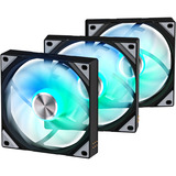 TRYX ROTA SL ARGB case fans Zwart, 3 stuks, 120 x 120 x 25 mm, PWM