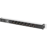 Digitus DN-95412 stekkerdoos Zwart/aluminium