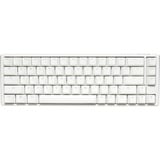 Ducky One 3 SF RGB mechanisch gaming toetsenbord Wit, BE lay-out (AZERTY), Cherry MX RGB Speed Silver, 65%