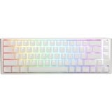 Ducky One 3 SF White, gaming toetsenbord Wit/zilver, BE Lay-out, Cherry MX RGB Speed Silver, RGB leds, 65%, ABS